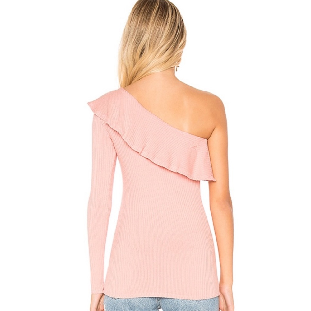 Michael Lauren Gonzola Ruffle Top in Dixie Size Medium NWT - Picture 3 of 5